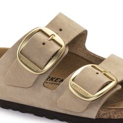 Birkenstock Slipper Arizona Big Buckle 1024064 Sandcastle Beige - 4061418181367