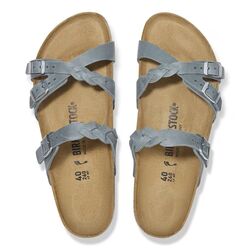 Birkenstock Slipper Franca 1929131 Basalt Gray Grijs Smal - 4066648900689