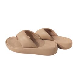 Fitflop Slipper Iqushion D-Luxe Padded Beige - 197533511698