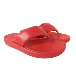 Fitflop Slipper Iqushion D-Luxe Padded Rood - 197533511544