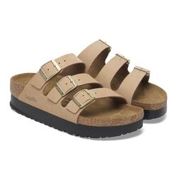 Birkenstock Papillio Slipper Florida lll Pap Flex Platform 1029760 Sandcastle Smal - 4067707150748