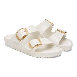 Birkenstock Slipper Arizona Big Buckle  EVA 1029651 Eggshell Offwhite Smal - 4067707105250