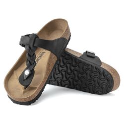 Birkenstock Teenslipper Gizeh Braided 1021349 Zwart Breed - 4061417158384