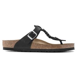 Birkenstock Teenslipper Gizeh Braided 1021349 Zwart Breed - 4061417158384