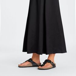 Birkenstock Teenslipper Gizeh Flower Embellishment Zwart Breed - 4066648075356