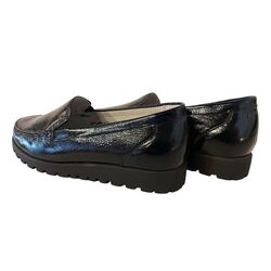 Waldlaufer Instapper 529001 143 194 Hegli Blauw Lak Wijdte H - 4058018921103