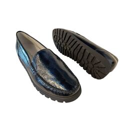 Waldlaufer Instapper 529001 143 194 Hegli Blauw Lak Wijdte H - 4058018921103