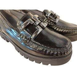 Waldlaufer Instapper 723508 143 001 H-Serena Zwart Lak - 4099595386312