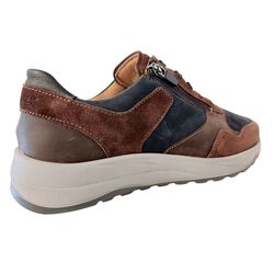 Waldlaufer Sneaker 662001 500 995 Bruin Blauw Wijdte K - 4099595777219
