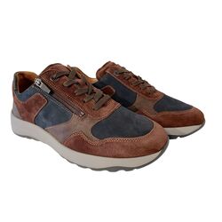 Waldlaufer Sneaker 662001 500 995 Bruin Blauw Wijdte K - 4099595777219