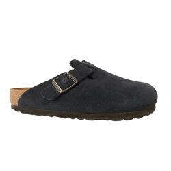 Birkenstock Muil Boston 1030816 New Navy Blauw Suede Breed - 4067707516643