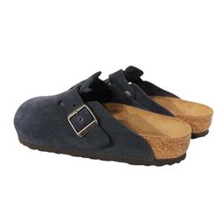 Birkenstock Muil Boston 1030816 New Navy Blauw Suede Breed - 4067707516643