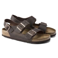 Birkenstock Sandaal Milano 0034873 Habana Bruin Smal - 4040714438047