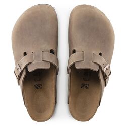 Birkenstock Slipper Boston 0960813 Tabacco Brown Nubuck Smal - 4040714854960