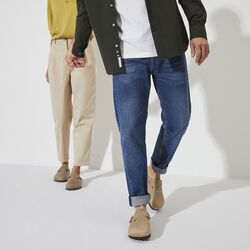 Birkenstock Slipper Boston 0960813 Tabacco Brown Nubuck Smal - 4040714854960