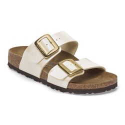 Birkenstock Slipper Sydney Cushion Buckle 1029492 Pearl White Smal - 4067707049325