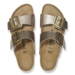 Birkenstock Slipper 1029372 Sydney  Cushion Buckle Graceful Taupe Smal - 4052001142612