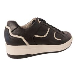 Durea Sneaker 6299 685 1804 Zwart Beige Wijdte H - 8721149270100