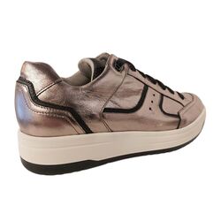 Durea Sneaker 6299 685 1807 Champagne Zwart Wijdte H - 8721149323813