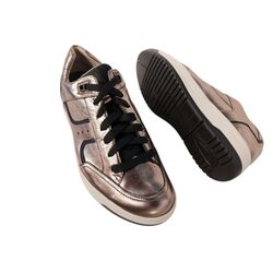 Durea Sneaker 6299 685 1807 Champagne Zwart Wijdte H - 8721149323813