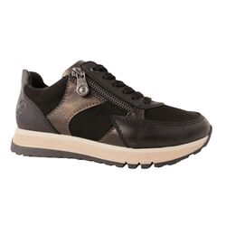 Rieker Sneaker 49010-00 Zwart Combi Verwisselbaar Voetbed - 4061811481613