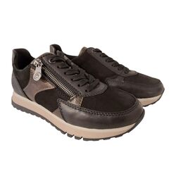 Rieker Sneaker 49010-00 Zwart Combi Verwisselbaar Voetbed - 4061811481637