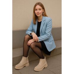 Adventure Shoes Veterboot Cardiff Zand Warm Gevoerd - 