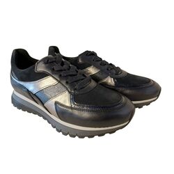 Gabor Sneaker 76.375.46 Zwart Blauw Combi Wijdte H - 4068283535820