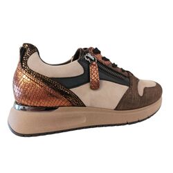 Gabor Sneaker 76.466.40 Bruin Beige Combi Wijdte H - 4068283048467