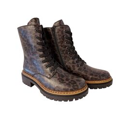 Rieker Veterboot 72627-90 Bruin Multi - 4061811552047