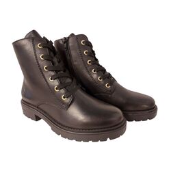 Rieker Veterboot Z2841-00 Zwart Warm Gevoerd - 4061811040735