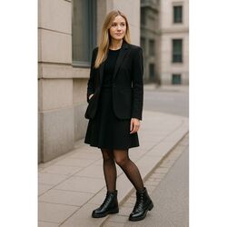 Rieker Veterboot Z2841-00 Zwart Warm Gevoerd - 4061811040742