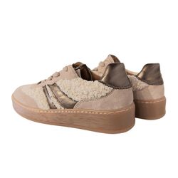 Gabor Sneaker 76.475.61 Silk Taupe Teddy Combi Wijdte G - 4068283508176