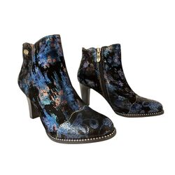 Laura Vita Korte Laars Albane 198 SL316-19JBS Azur Blauw Metallic - 3666138799383