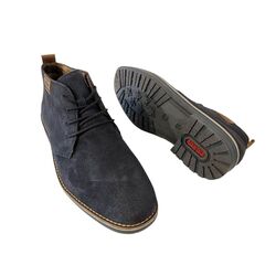Rieker Nette Veterboot 33206-14 Blauw - 4060596916242