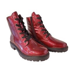 Rieker Veterboot Z2841-33 Rood Lak - 4061811568079