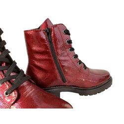 Rieker Veterboot Z2841-33 Rood Lak - 4061811568093