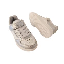 Skechers klittenbandschoen 310241L SLW Quick Street Style Stride Zilver Wit - 198739870947