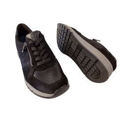 Waldlaufer Bungeez Sneaker 957H02 500 001 H Zwart - 4069134221060