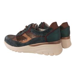 Waldlaufer Sneaker 927004 603 172 H Bruin Groen Combi - 4069134212211