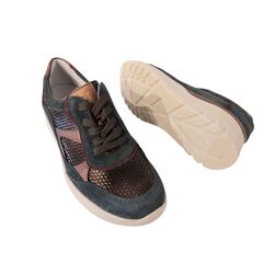 Waldlaufer Sneaker 927004 603 172 H Bruin Groen Combi - 4069134212211