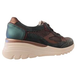 Waldlaufer Sneaker 927004 603 172 H Bruin Groen Combi - 4069134212211