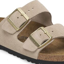 Birkenstock Slipper Arizona 1029260 Sandcastle Suède Smal - 4066648957065