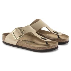 Birkenstock Slipper Gizeh Big Buckle 1023966 Sandcastle Breed - 4061418147844