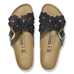 Birkenstock Slipper Siena Flower II Embellishment 1026734 Zwart Smal - 4066648094562