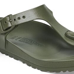 Birkenstock Teenslipper Gizeh EVA 1019143 Khaki Breed - 4061416371586
