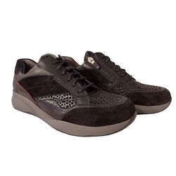 Durea Sneaker 6308 608 1738 Zwart Bordo Wijdte K - 8721149275440