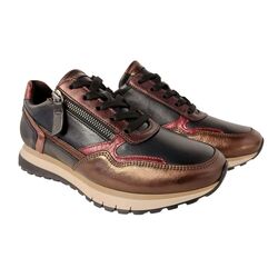 Gabor Sneaker 76.378.27 Zwart Bruin Metallic Wijdte H - 4068283479056