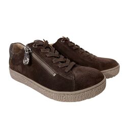 Hartjes Sneaker 162.1401/34 77.36 Altgold Donker bruin Wijdte H Suède - 9010579269853