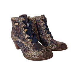 Laura Vita Veterboot Alcizeeo 01 SL886-1-BS2 Blauw Bruin Combi - 3666138848746